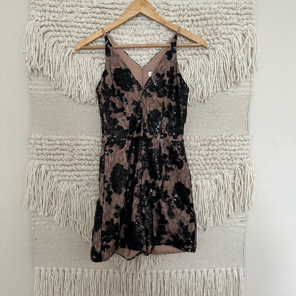 Dress the Population Sequin Romper